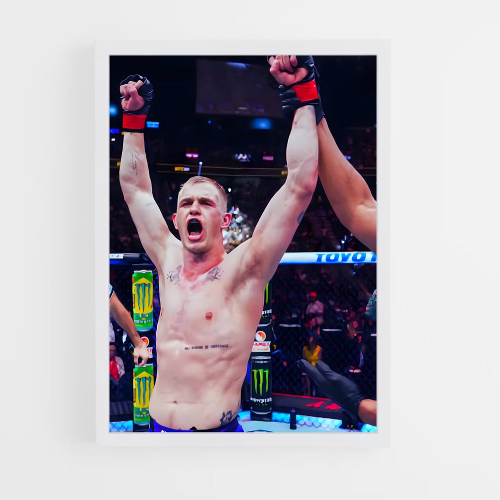 Poster L'Ascension d'Ian – affiche MMA (vue 3)